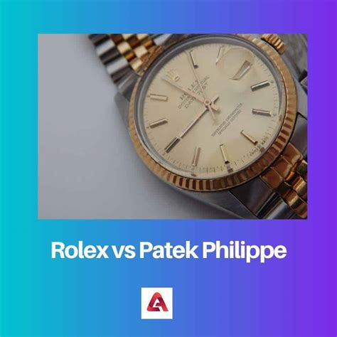 [Question] Difference in quality between Rolex and Patek  